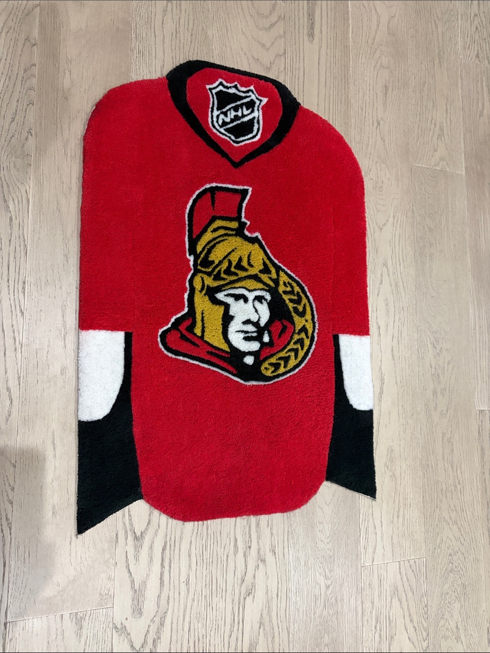 Ottawa Senators Red NHL Rug